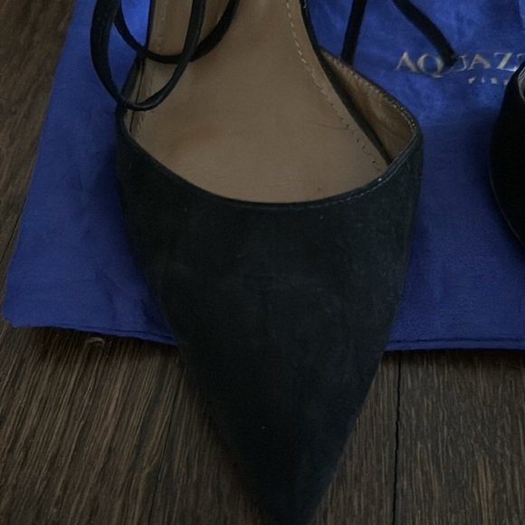 Aquazzura Suede Lace up heel - Picture 5 of 9